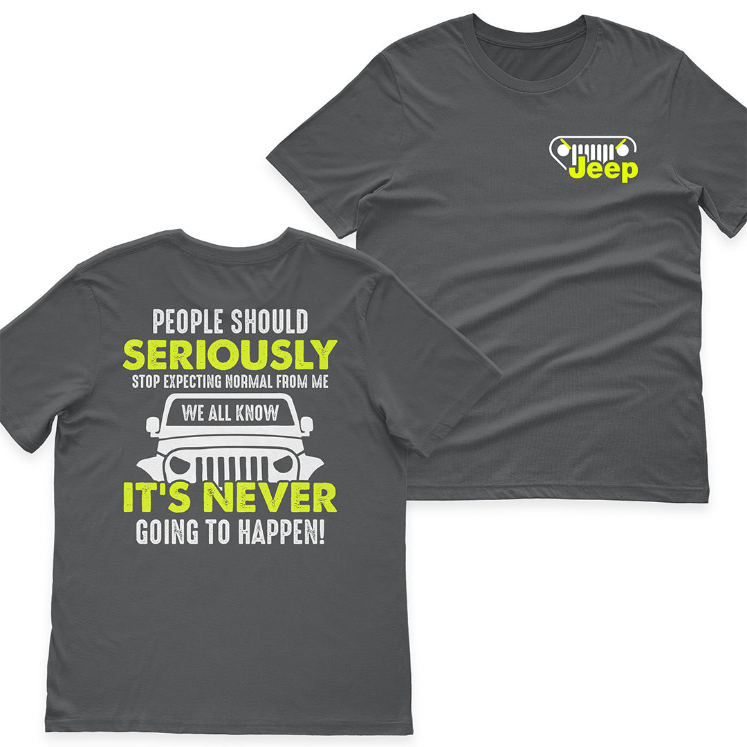 Jeep People Should Stop Expecting Normal From Me Funny T-Shirt Hoodie Jeep I Am A Simple Woman And Believe In Jesus T-Shirt Hoodie