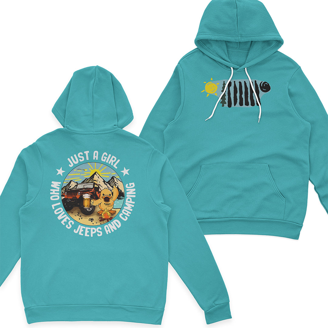 Just A Girl Who Loves Jeeps And Camping T-Shirt Hoodie Supler Store