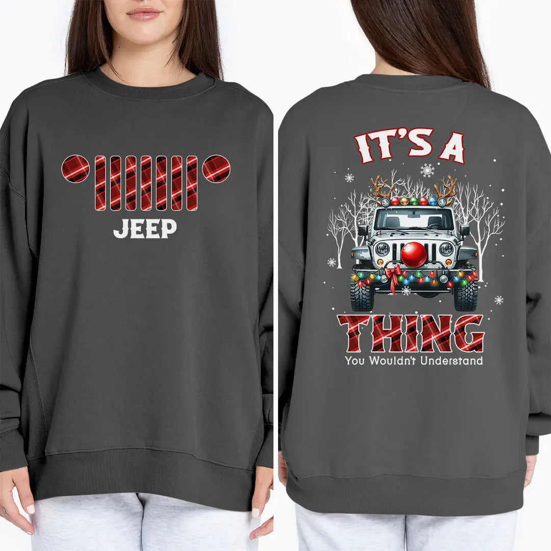 It's a Jeep Thing Christmas Gift Long Sleeve T-Shirt Supler Store