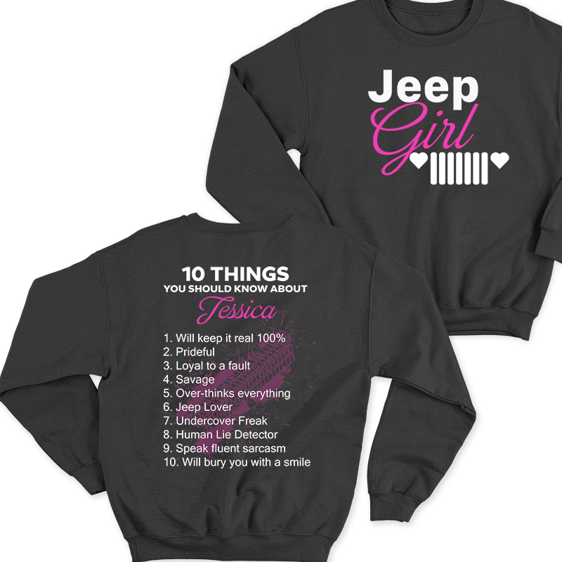 Personalized Jeep Girl Lover T-Shirt Supler Store