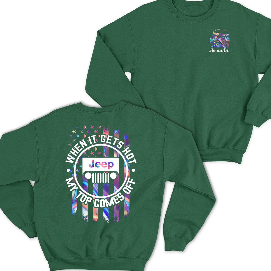 Personalized Jeep When It Gets Hot Tank Top Supler Store