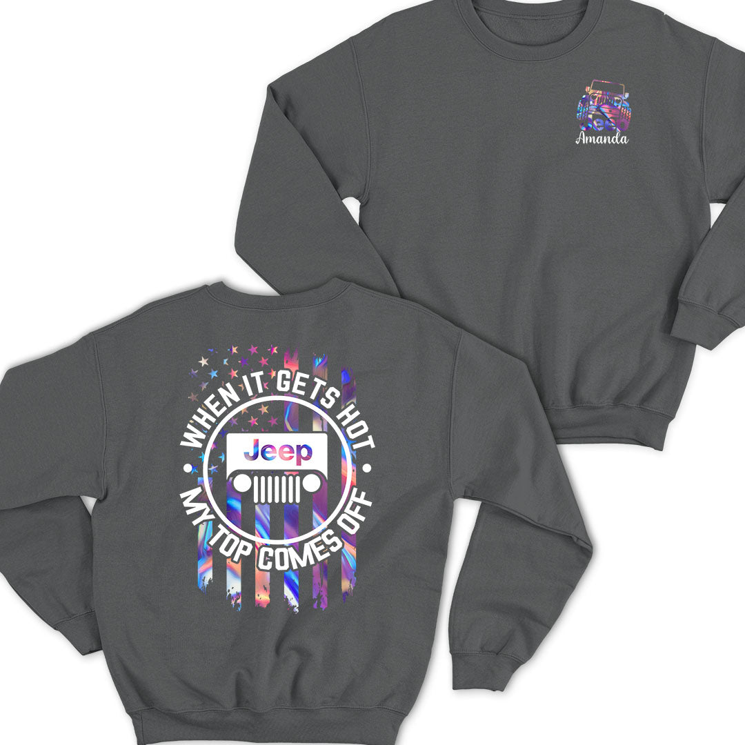 Personalized Jeep When It Gets Hot Tank Top Supler Store