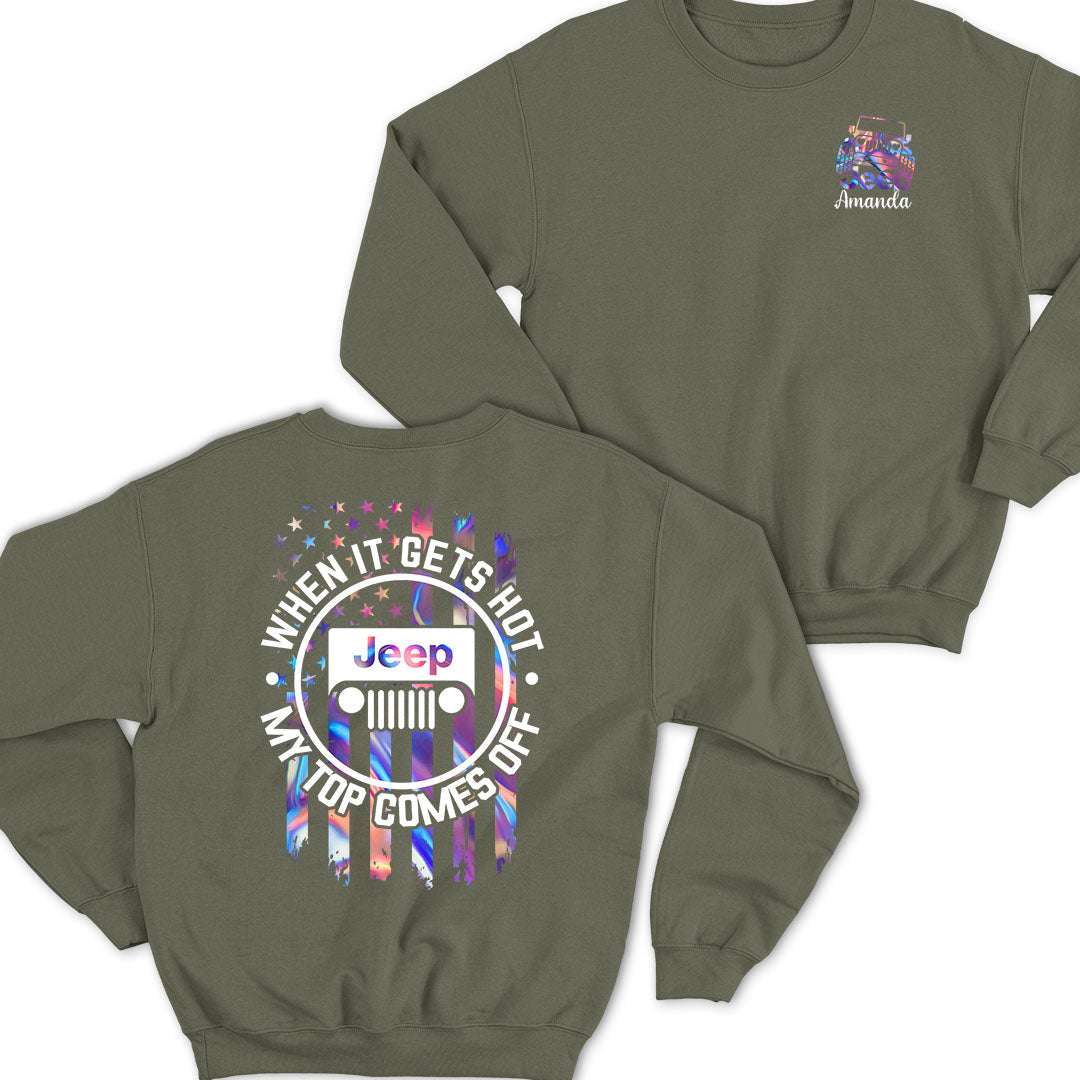 Personalized Jeep When It Gets Hot Tank Top Supler Store