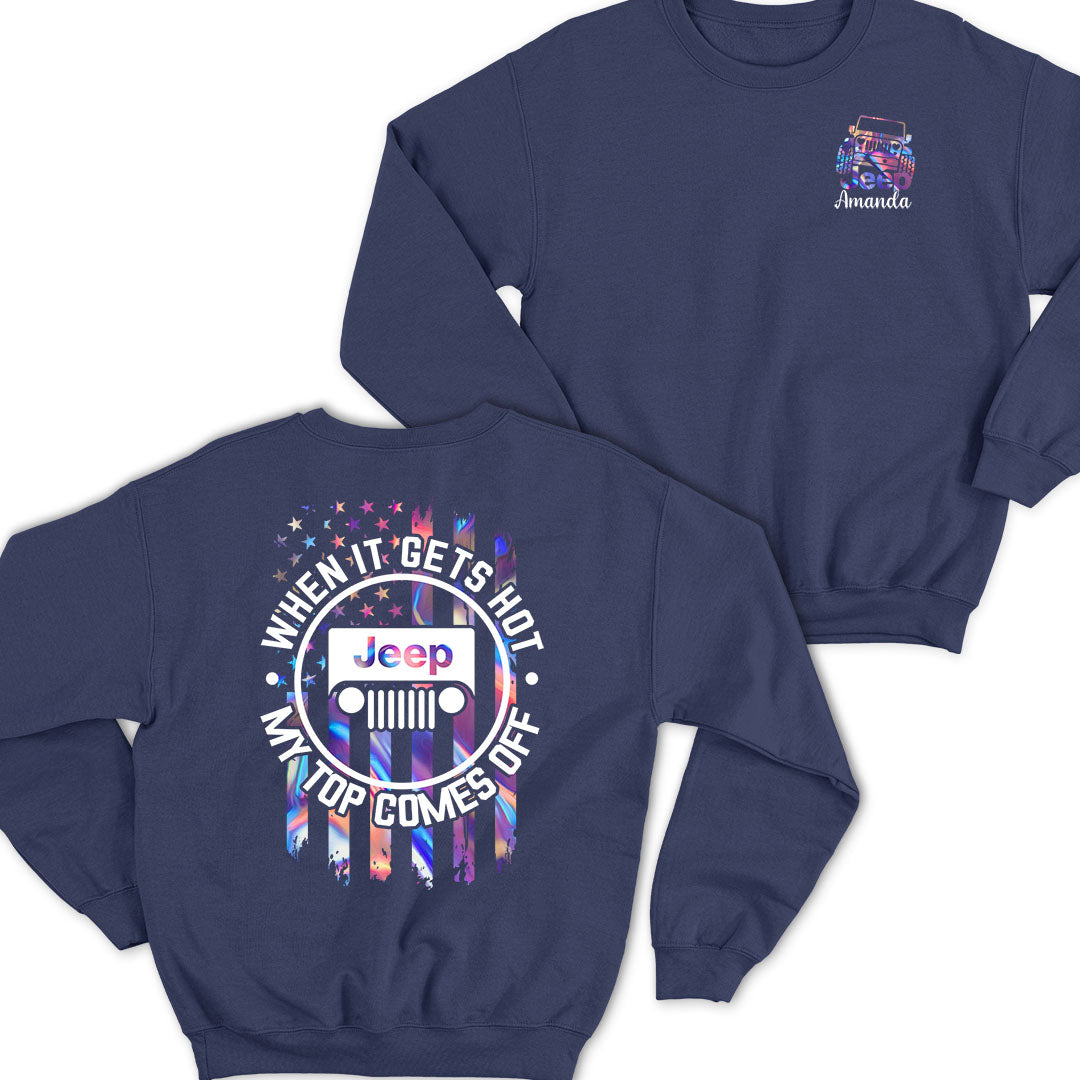 Personalized Jeep When It Gets Hot Tank Top Supler Store