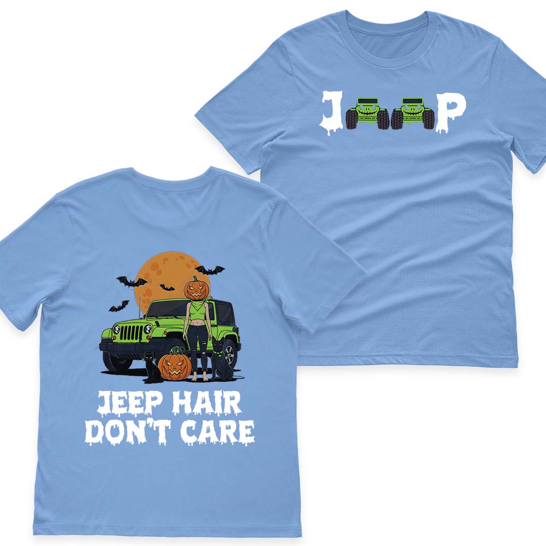 Jeep Hair Don't Care Spooky Halloween T-Shirt Hoodie Supler Store