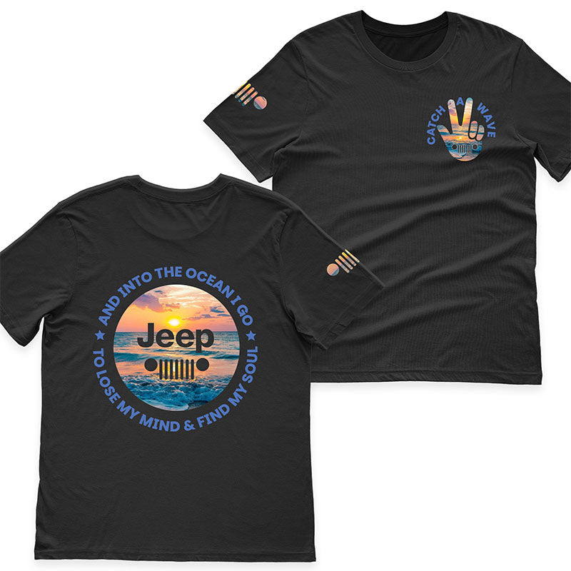 Jeep And Into The Ocean I Go T-Shirt Hoodie