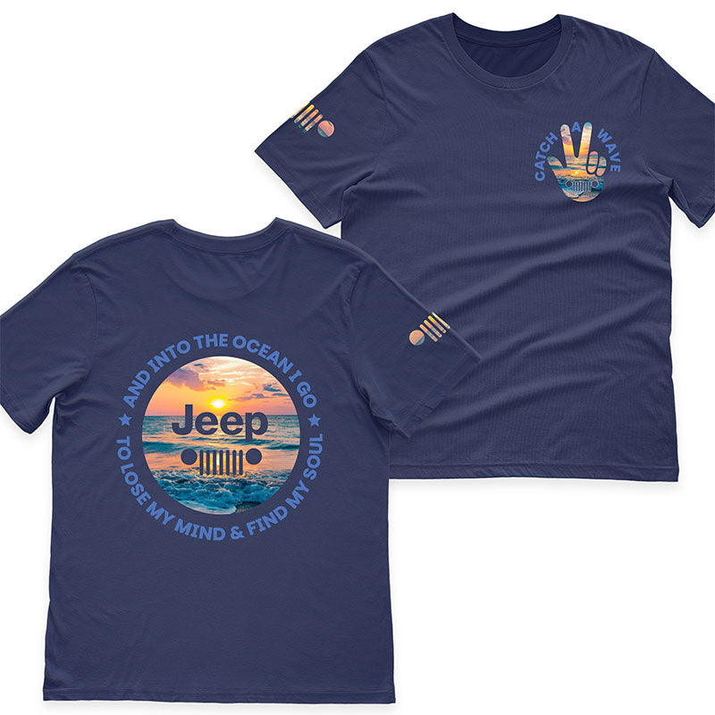 Jeep And Into The Ocean I Go T-Shirt Hoodie