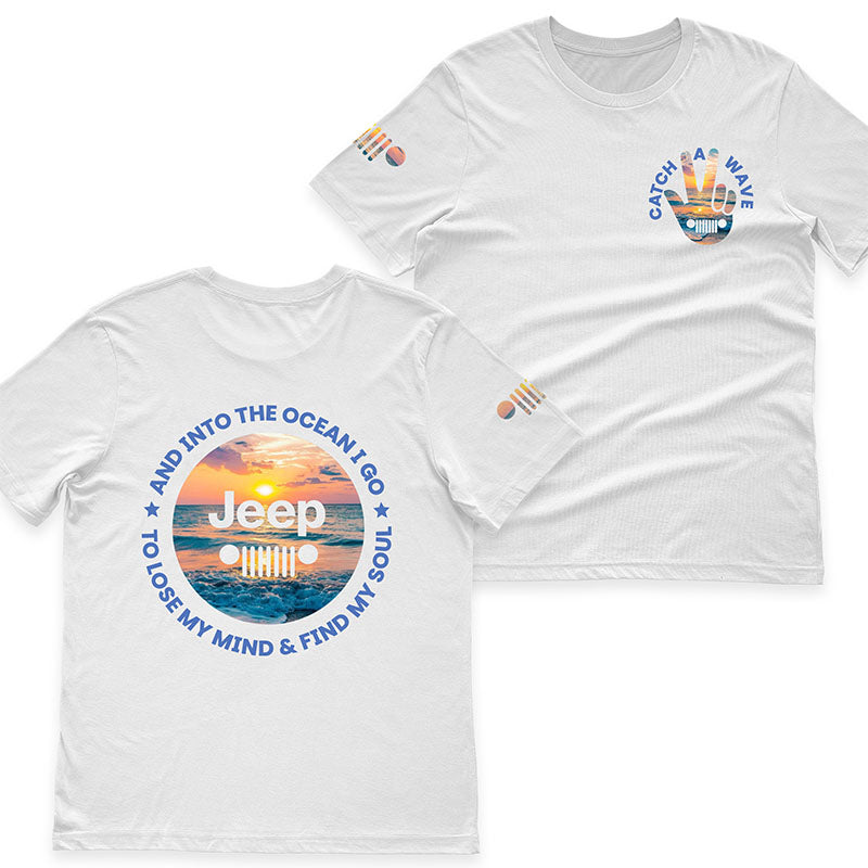 Jeep And Into The Ocean I Go T-Shirt Hoodie