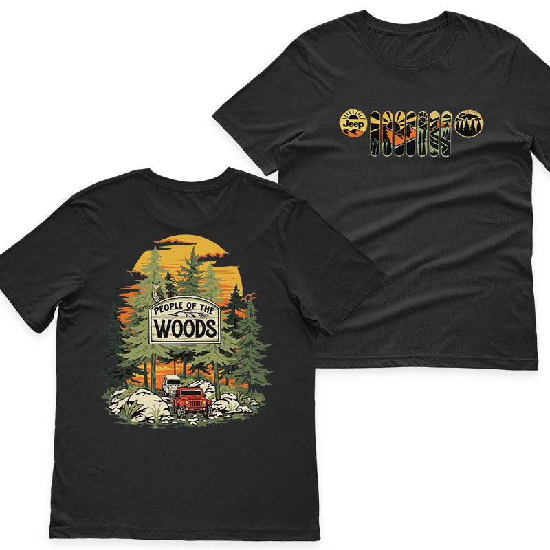 Jeep In The Woods Hoodie T-Shirt Supler Store