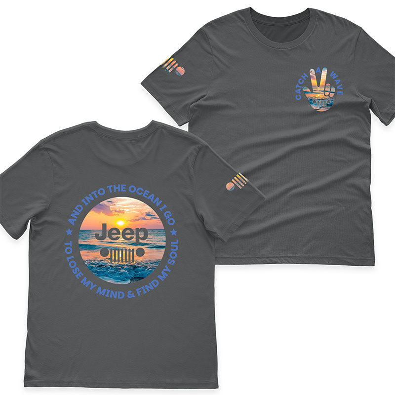 Jeep And Into The Ocean I Go T-Shirt Hoodie