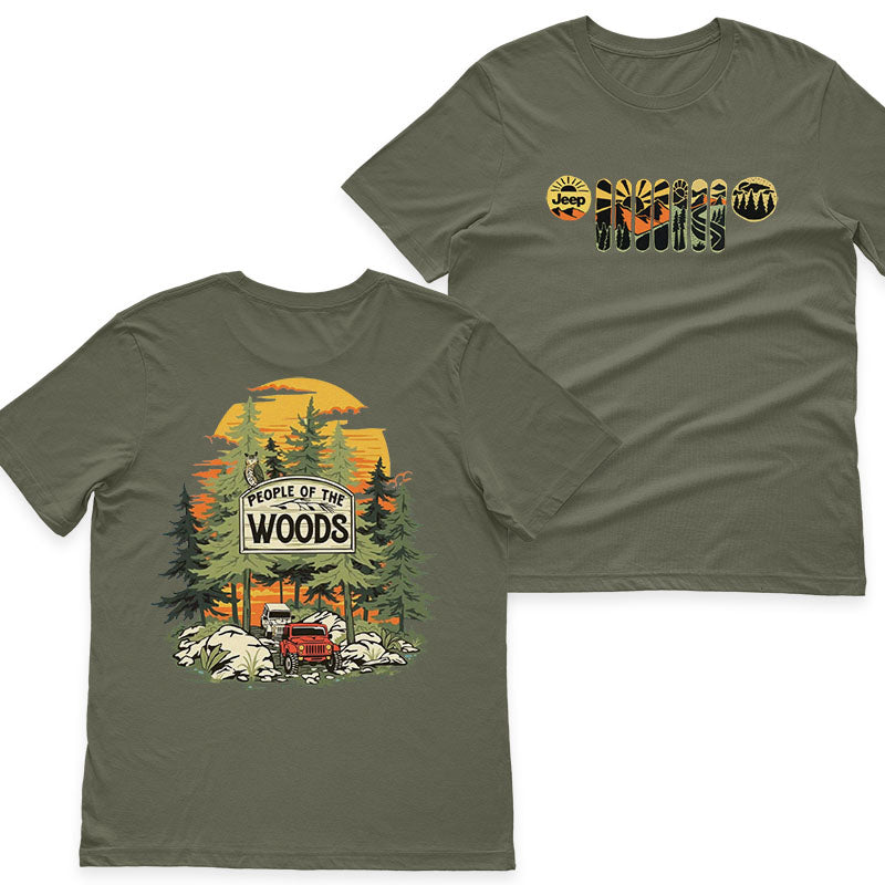 Jeep In The Woods Hoodie T-Shirt Supler Store
