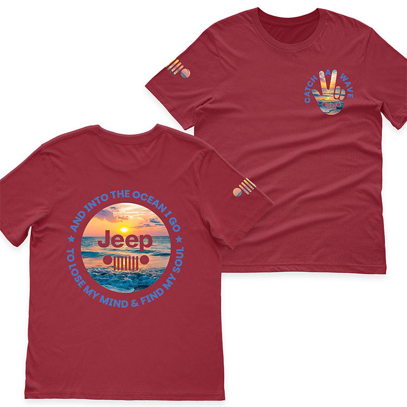 Jeep And Into The Ocean I Go T-Shirt Hoodie