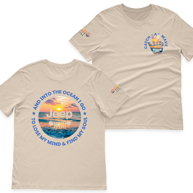 Jeep And Into The Ocean I Go T-Shirt Hoodie