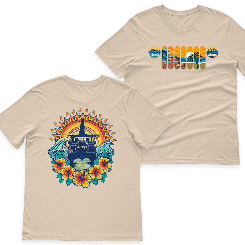 Jeep Beach Dog Sunset Hoodie T-Shirt Supler Store