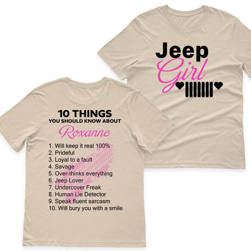 Personalized Jeep Girl Lover T-Shirt Supler Store