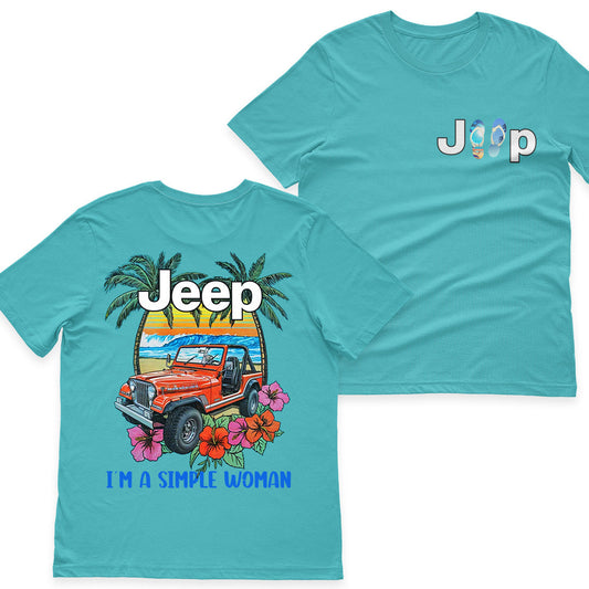 Jeep Beach I'm A Simple Woman Hoodie T-Shirt Supler Store