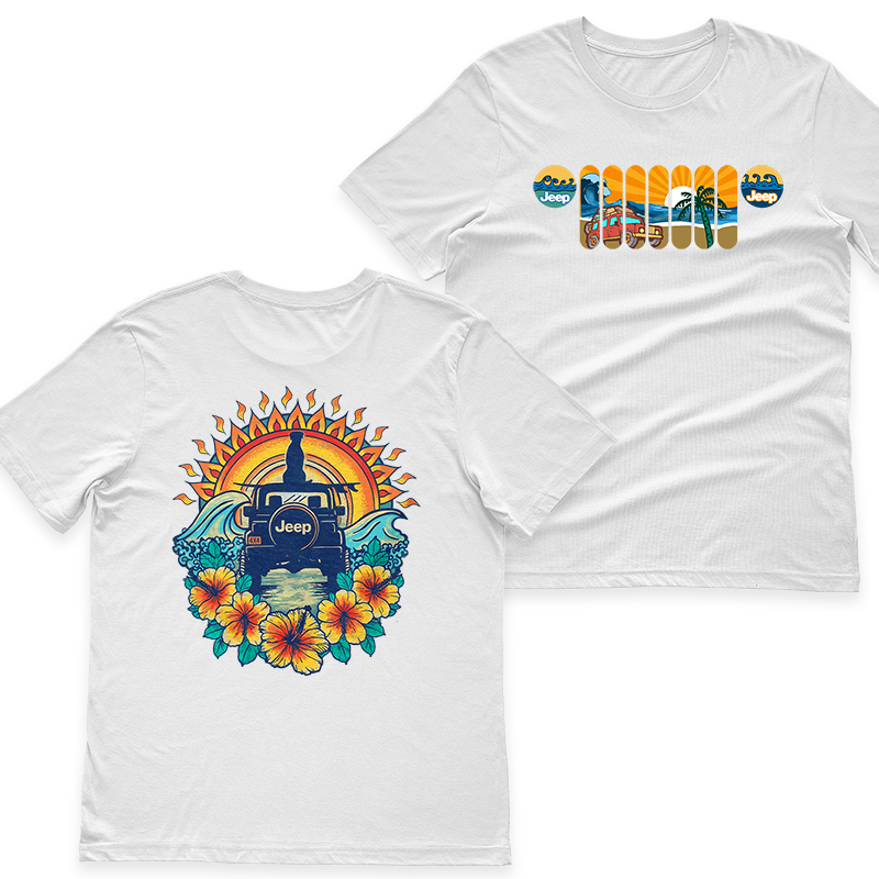 Jeep Beach Dog Sunset Hoodie T-Shirt Supler Store