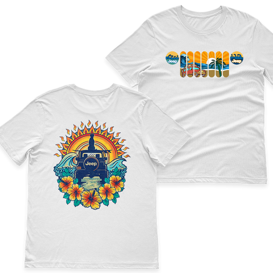 Jeep Beach Dog Sunset Hoodie T-Shirt Supler Store