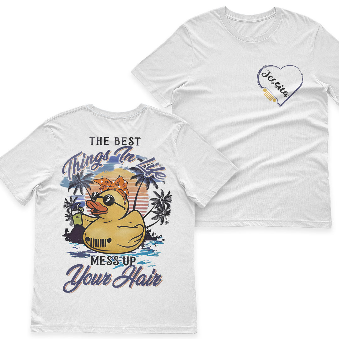 Personalized Jeep The Best Things In Life Quarter Zip Sweatshirt Supler Store