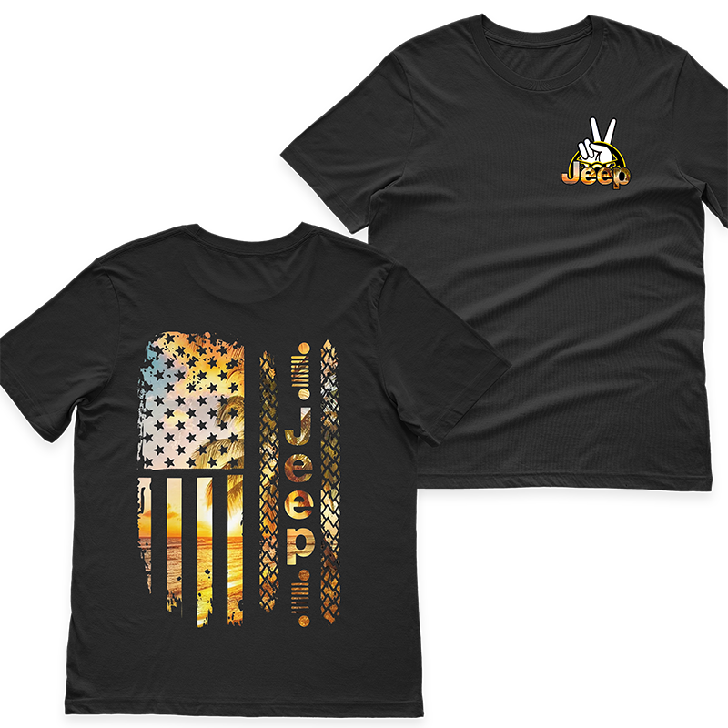 Jeep Beach American Flag Hoodie T-Shirt Supler Store