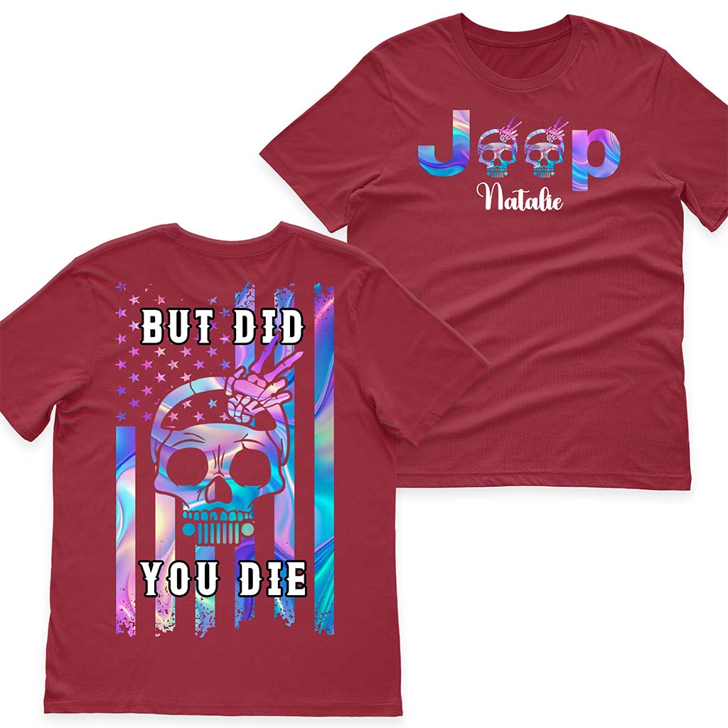 Personalized Jeep But Did You Die Quarter Zip Hoodie Supler Store