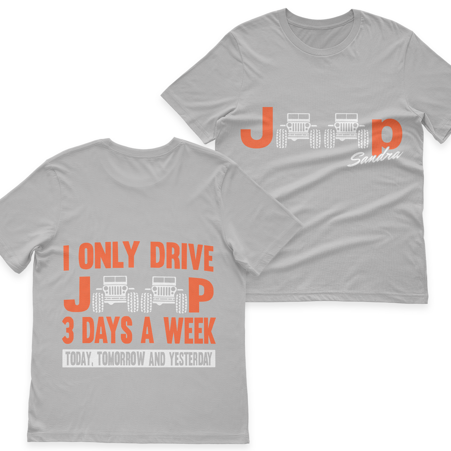Personalized I Only Drive Jeep 3 Days A Week T-Shirt Hoodie