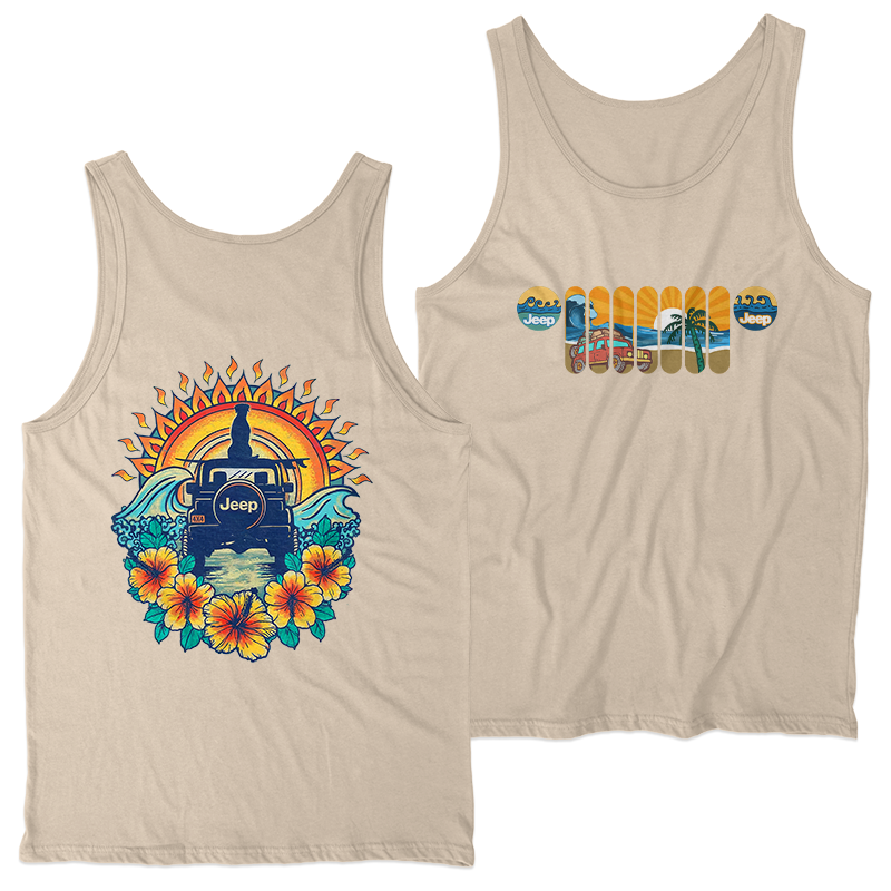 Jeep Beach Dog Sunset Hoodie T-Shirt Supler Store