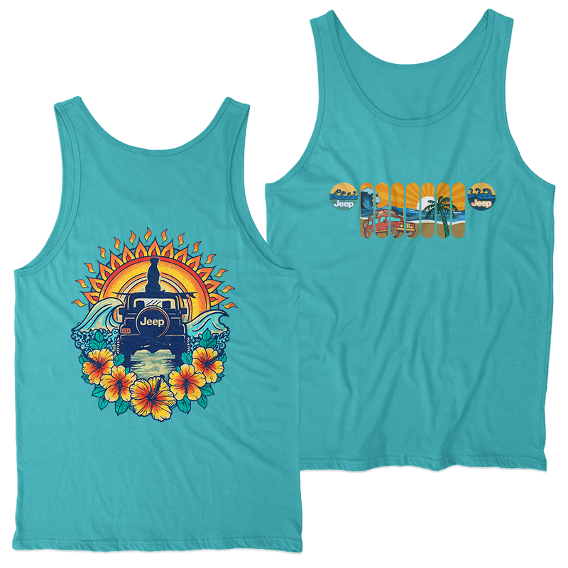 Jeep Beach Dog Sunset Hoodie T-Shirt Supler Store