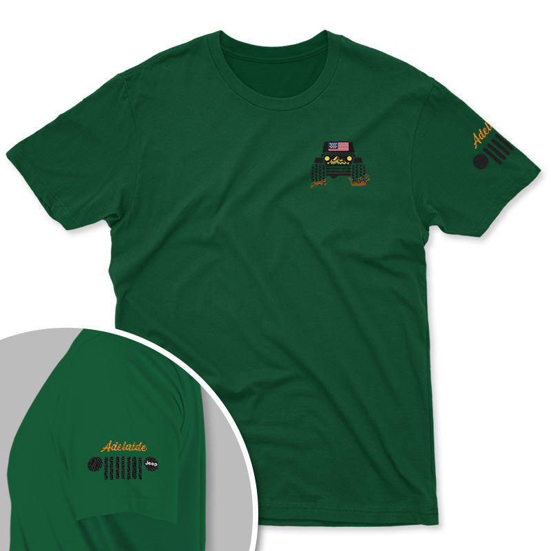 Personalized American Jeep Offroad Embroidered T-Shirt Hoodie Supler Store