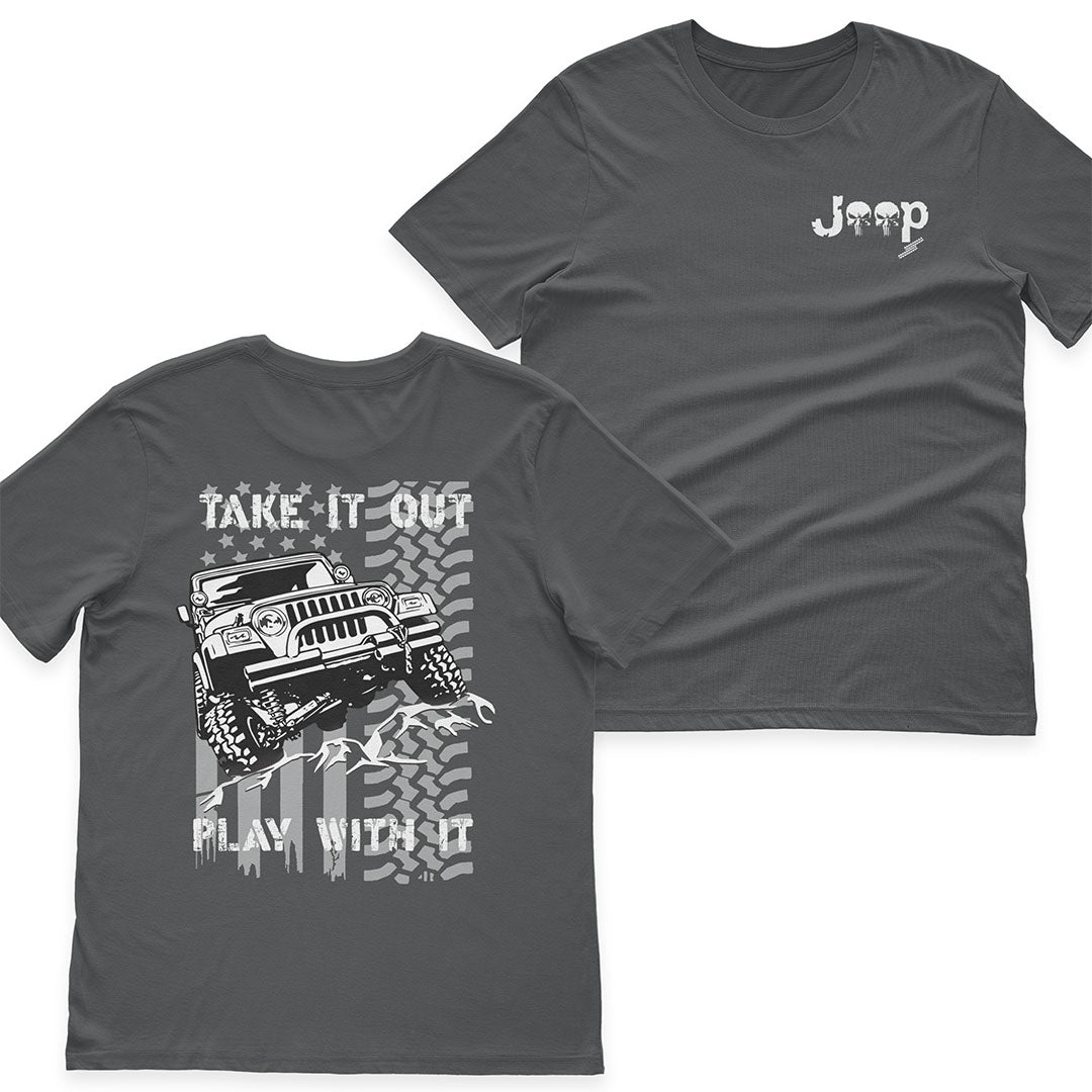 Jeep American Flag Take It Out & Play With It Men T-Shirt Hoodie Supler Store