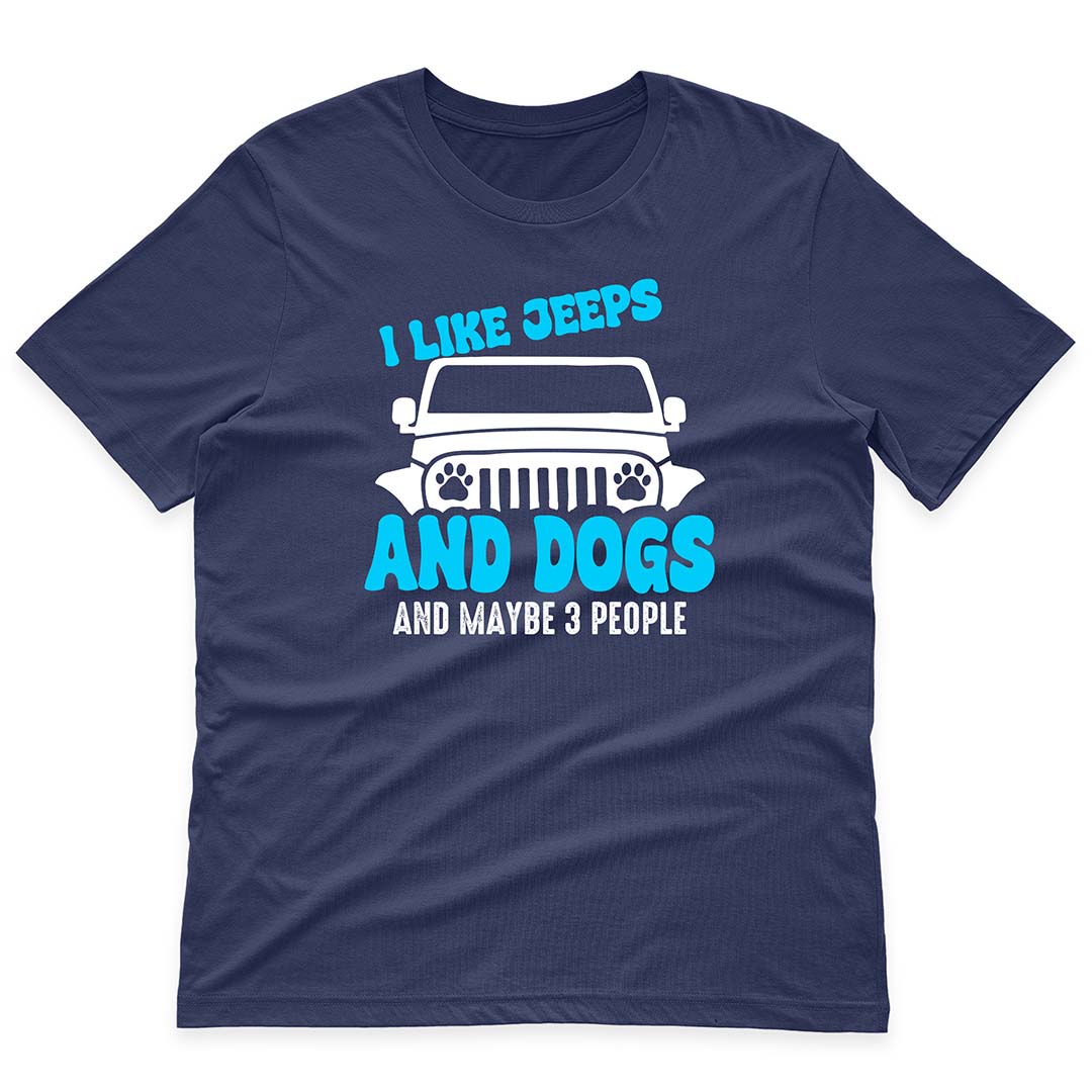 I Like Jeeps And Dogs Funny Skeleton Hand T-Shirt Hoodie Supler Store