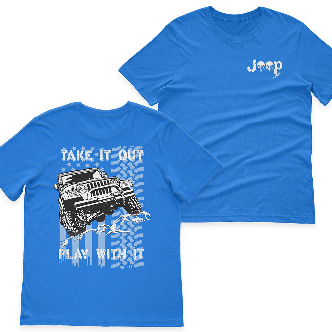 Jeep American Flag Take It Out & Play With It Men T-Shirt Hoodie Supler Store