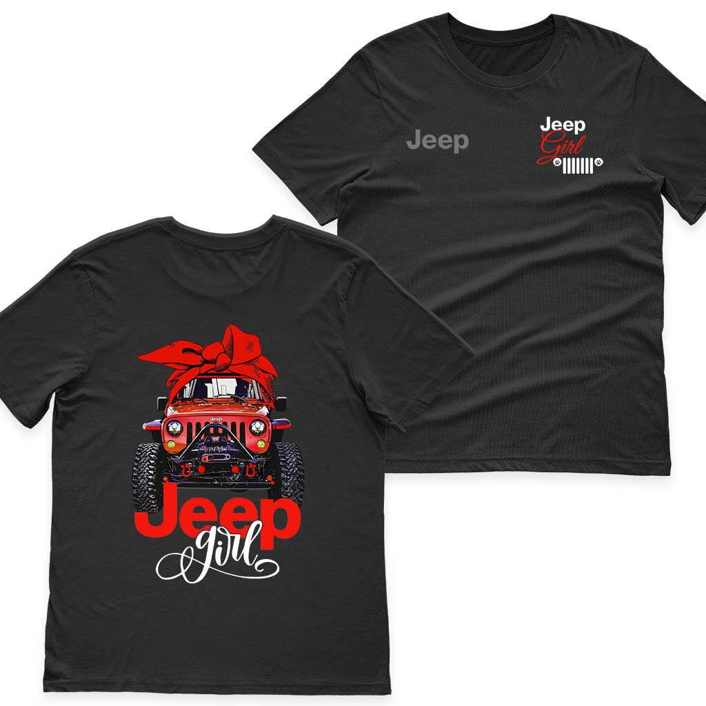 Multicolor Jeep Girl T-Shirt Zip Hoodie Supler Store