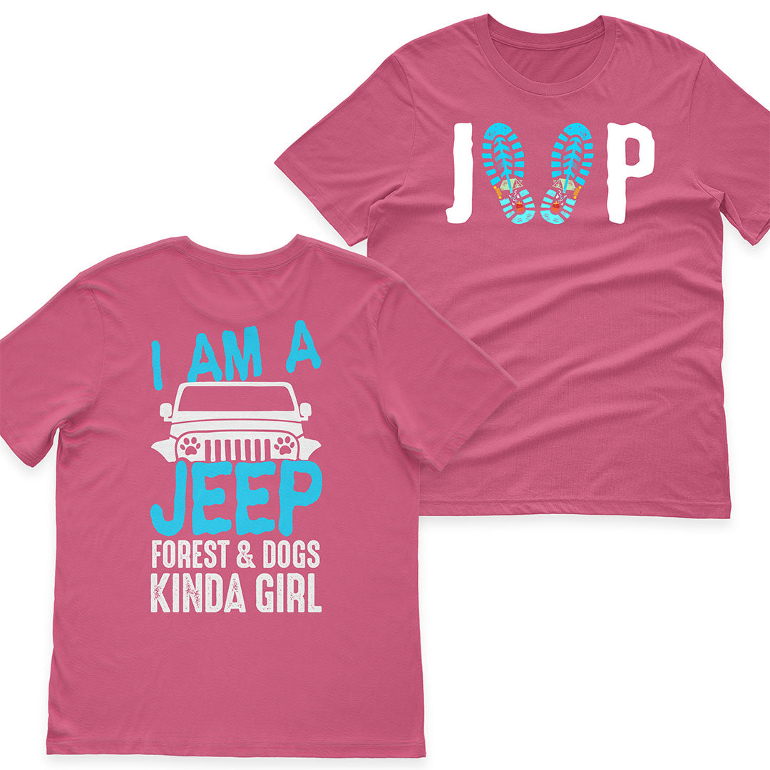 I'm A Jeep Forest & Dogs Kinda Girl T-Shirt Hoodie Supler Store