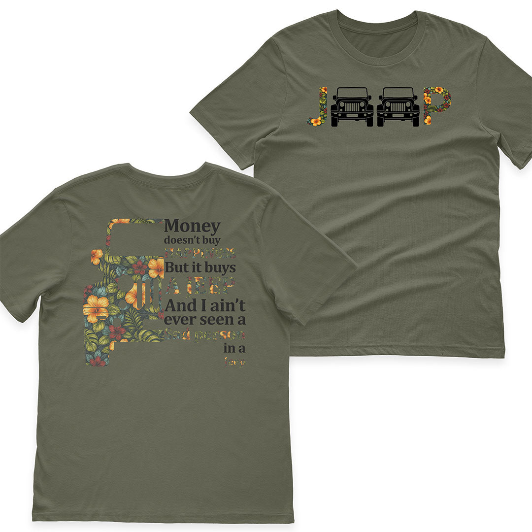 Jeep Money Doesn't Buy Happiness Funny T-Shirt Hoodie Supler Store