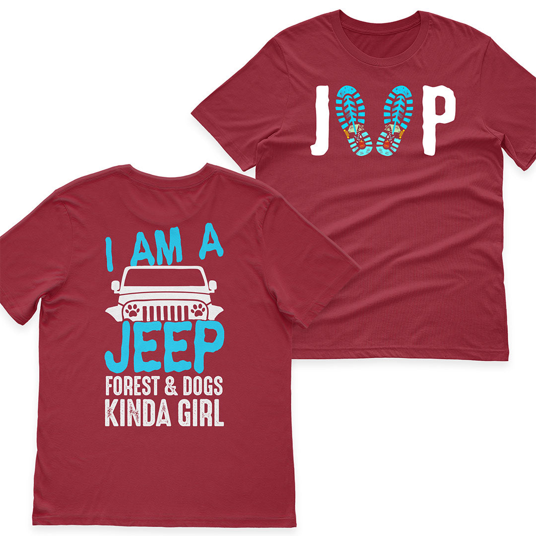 I'm A Jeep Forest & Dogs Kinda Girl T-Shirt Hoodie Supler Store