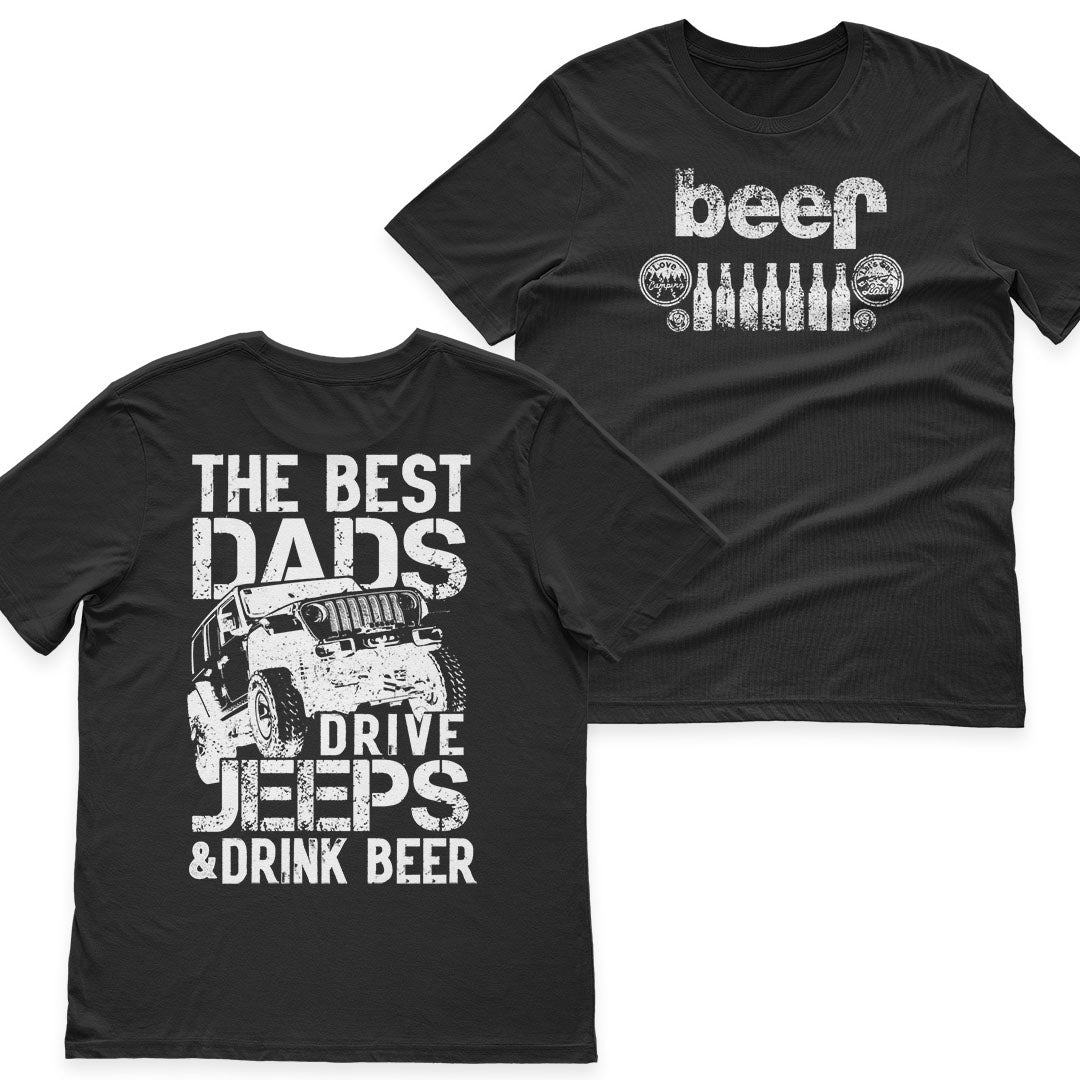 Jeep The Best Dad Beer Father's Day Gift T-Shirt Hoodie