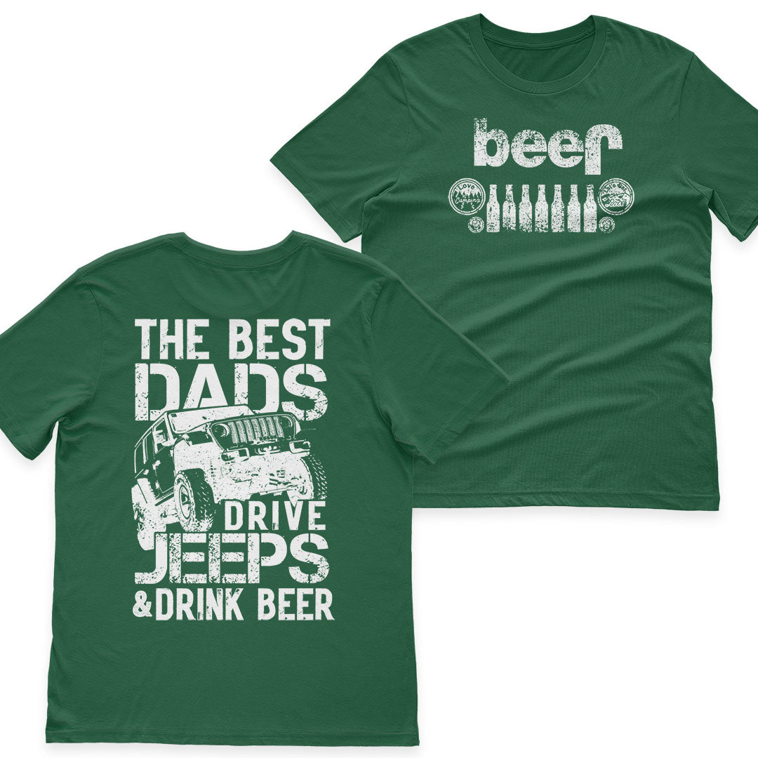 Jeep The Best Dad Beer Father's Day Gift T-Shirt Hoodie