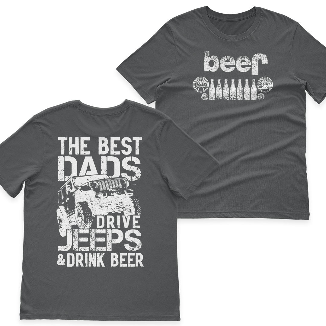 Jeep The Best Dad Beer Father's Day Gift T-Shirt Hoodie