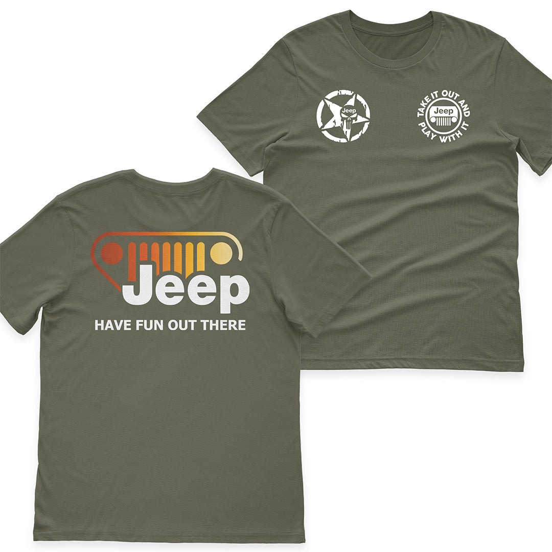 Jeep Take It Out And Play With It Vintage T-Shirt Hoodie