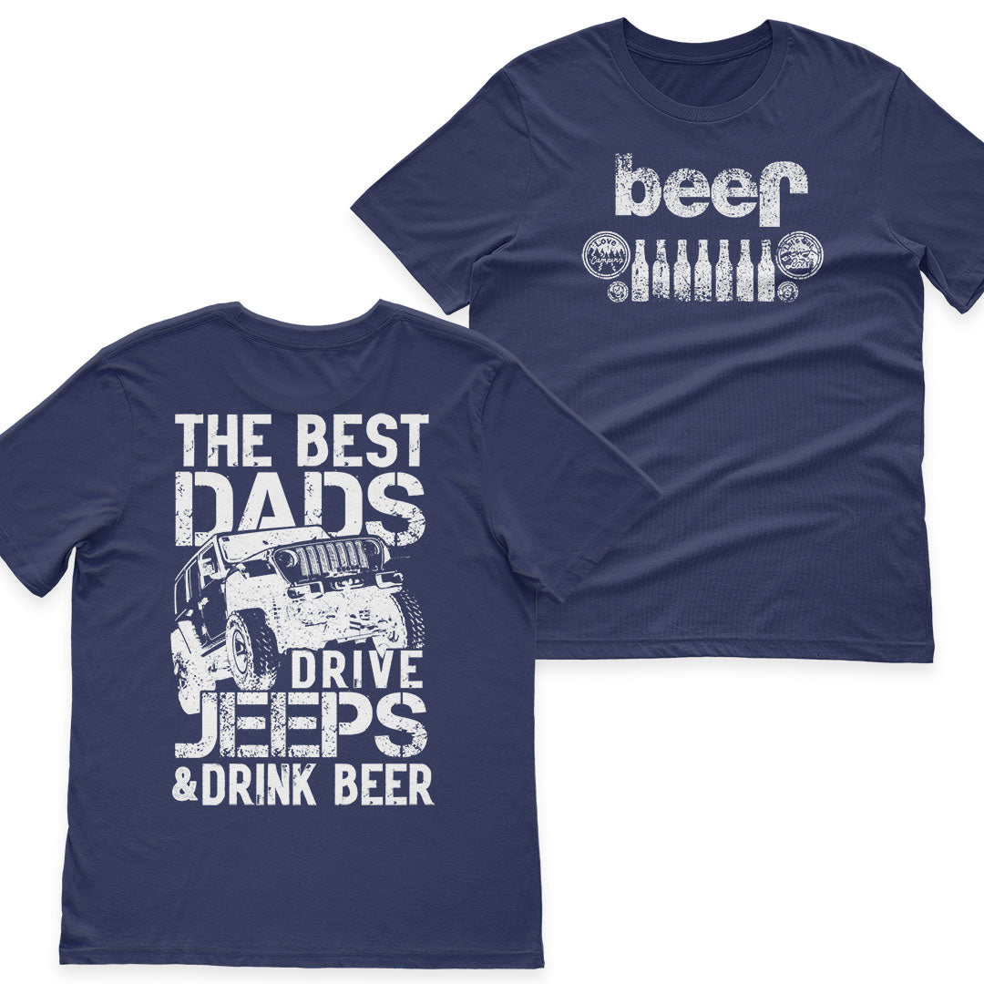 Jeep The Best Dad Beer Father's Day Gift T-Shirt Hoodie