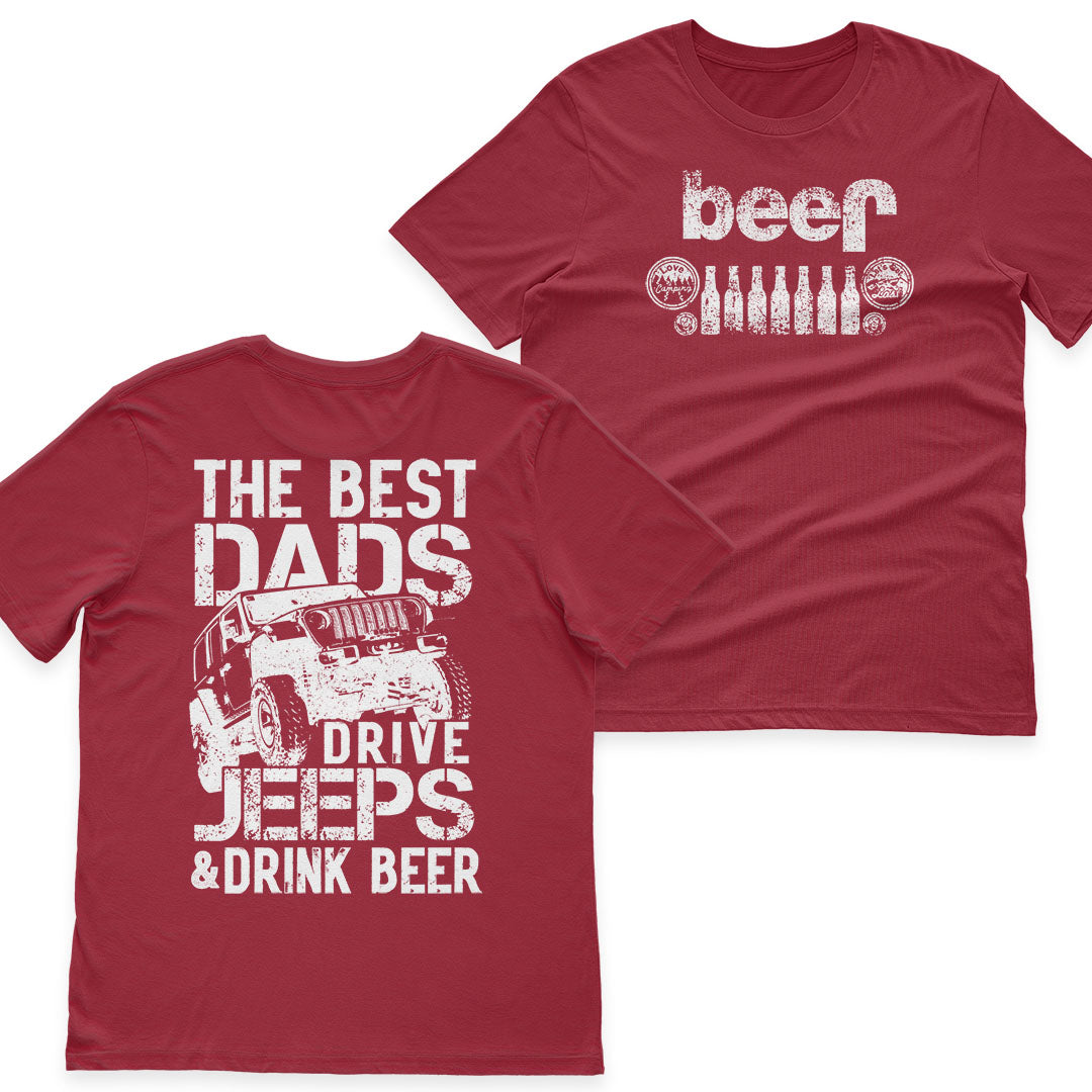 Jeep The Best Dad Beer Father's Day Gift T-Shirt Hoodie