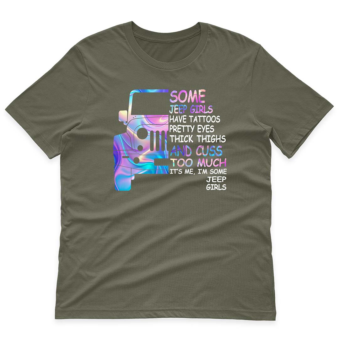 Some Jeep Girls Have Tattoos Funny Skeleton Hand T-Shirt Hoodie Supler Store