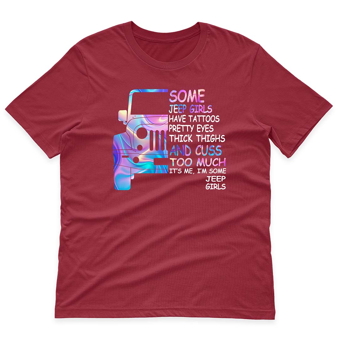 Some Jeep Girls Have Tattoos Funny Skeleton Hand T-Shirt Hoodie Supler Store