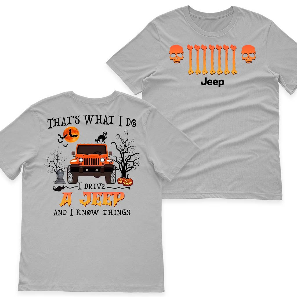 That's What I Do I Drive Jeep Halloween T-Shirt Hoodie Supler Store