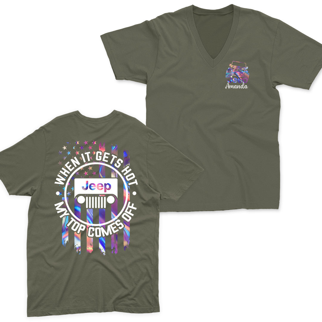 Personalized Jeep When It Gets Hot T-Shirt Supler Store