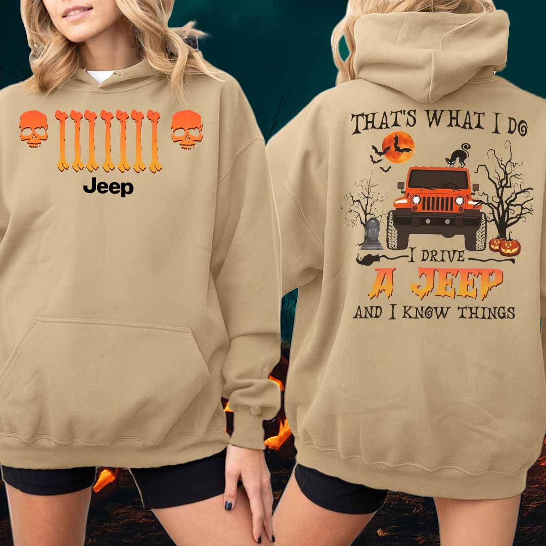That's What I Do I Drive Jeep Halloween T-Shirt Hoodie Supler Store