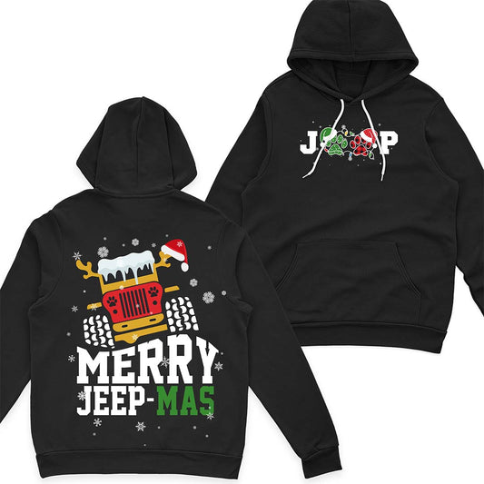 Merry Jeep Dog Mas Christmas Gift T-Shirt Hoodie Supler Store