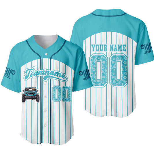 Personalized Jeep Dog Baseball Jersey Custom With Teamname Name Number Supler Store