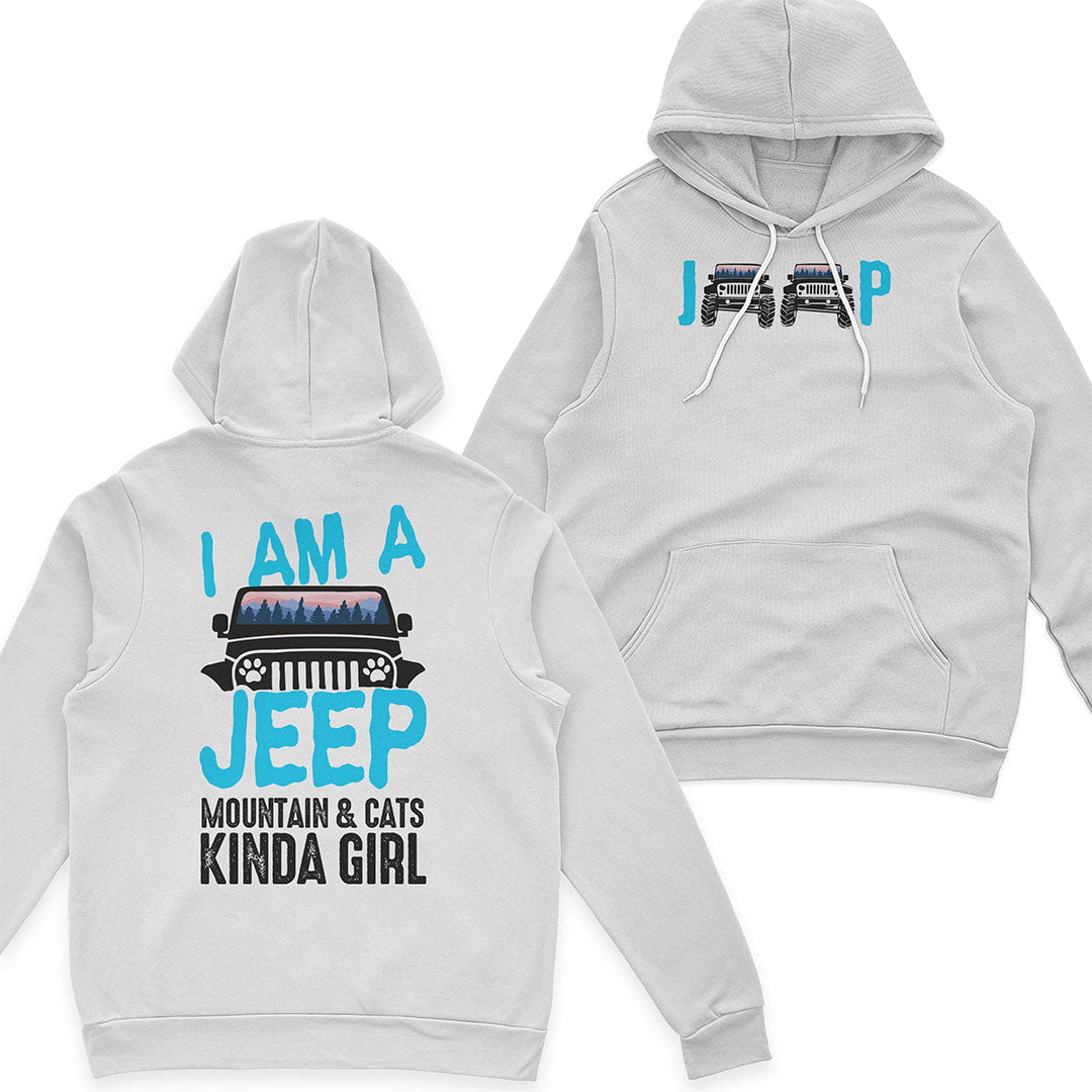 I'm A Jeep Mountain & Cats Kinda Girl T-Shirt Hoodie Supler Store